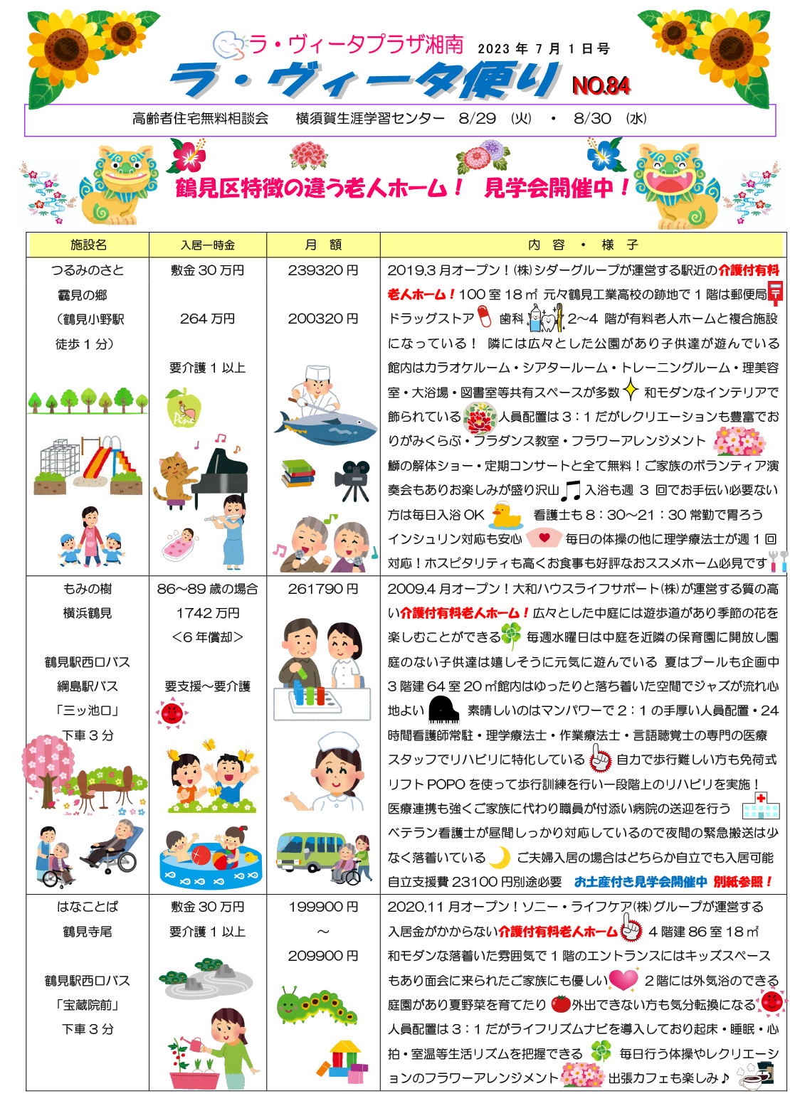 ラヴィータ便りNo.84 2023年7月1日号